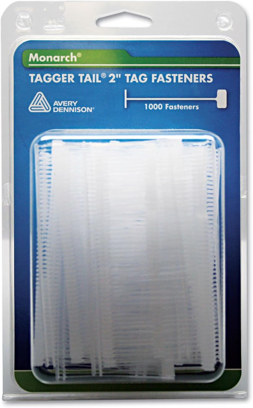 Monarch 925045 Tagger Tail Fasteners, Polypropylene, 2-Inch Long, 1,000/Pack