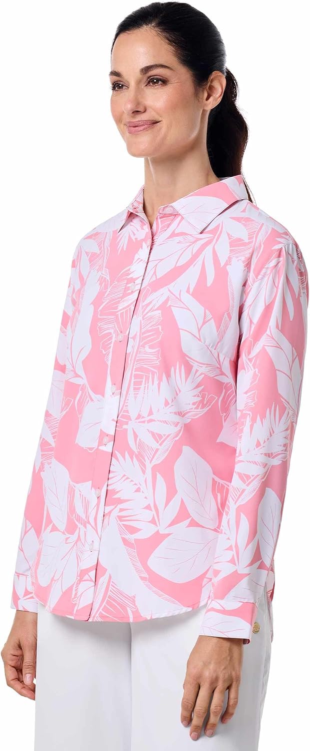 Women's Long Sleeve Shirt - UPF 50+ Sun Protection - Rhodes