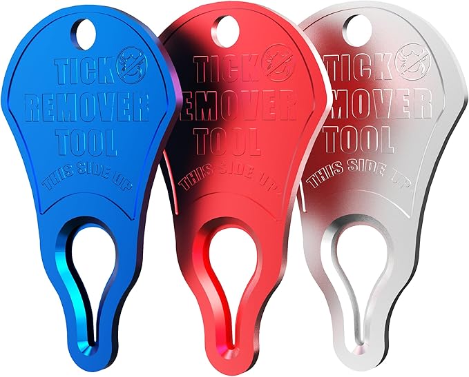 Tick Remover Tool 3 Pack, Suitable for Pets, Animals, and Humans, Portable Outdoor Living Essential Tick Remover Tools, Quick and Safe, and Reliable