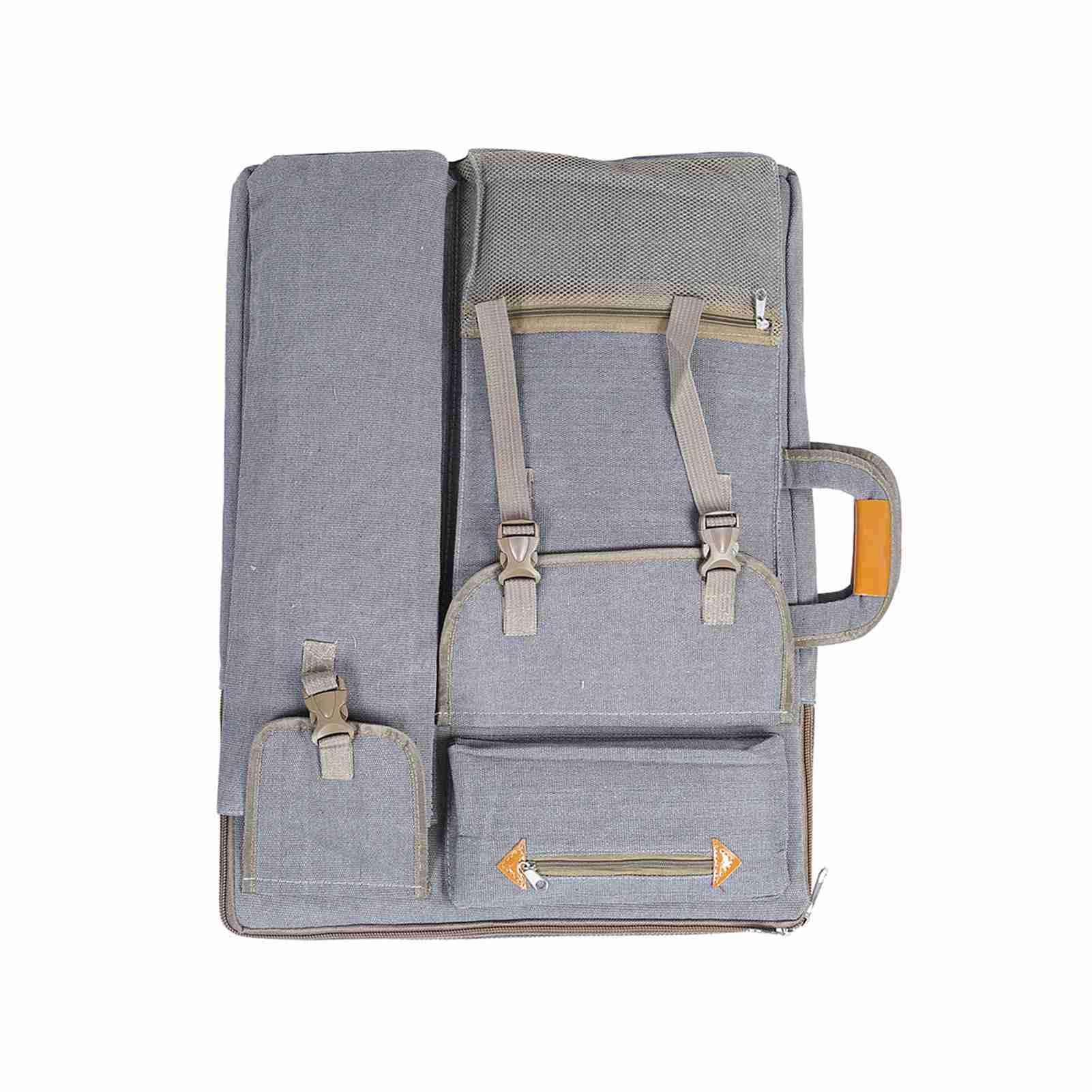 Canva – Grand Sac d'art Multifonction, étanche, Sac pour Planche à Croquis, Fourniture d'art, 66 X 50 Cm (Grey)