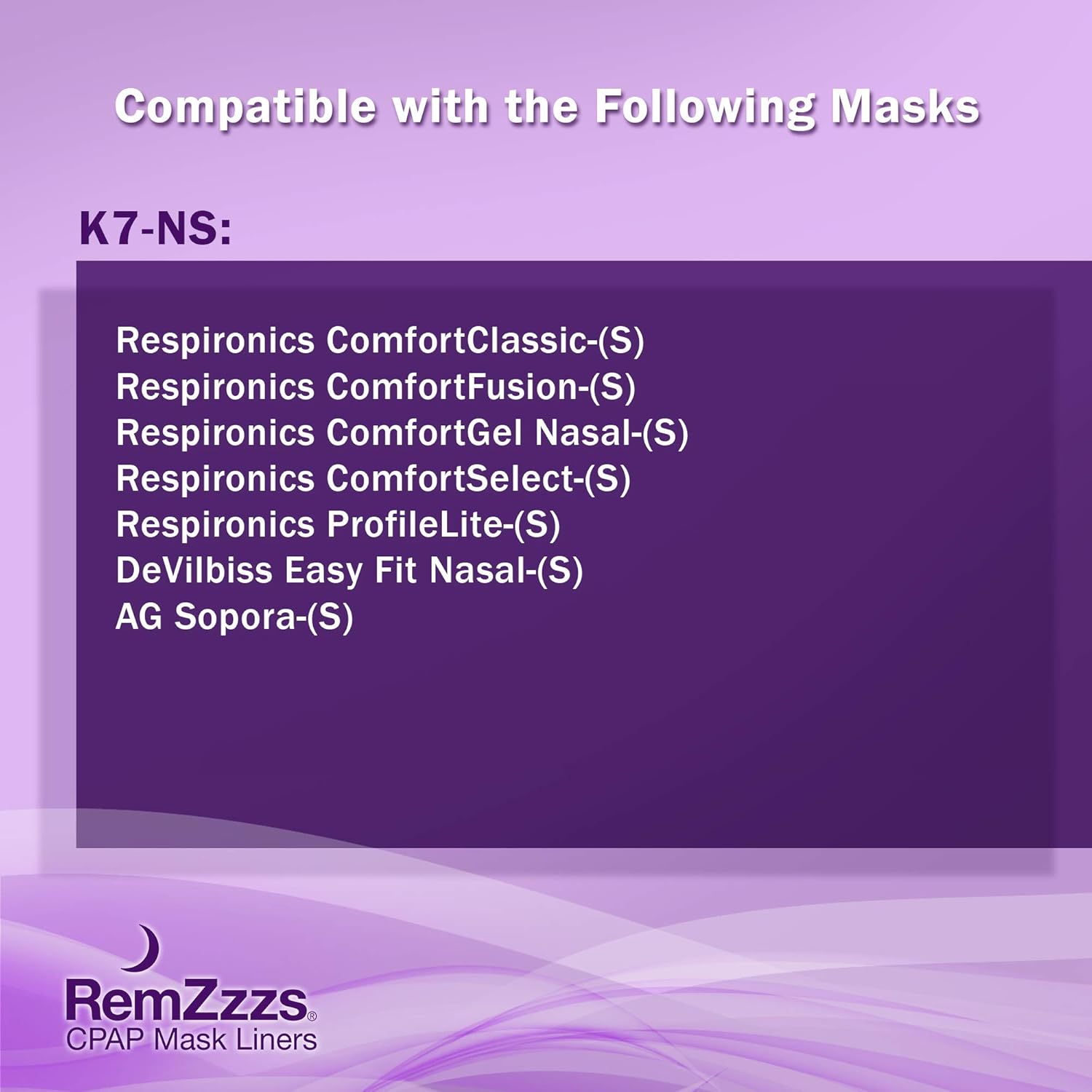 Buy RemZzzs Nasal Cpap Mask Liners (K7NS) Reduce Noisy Air Leaks and