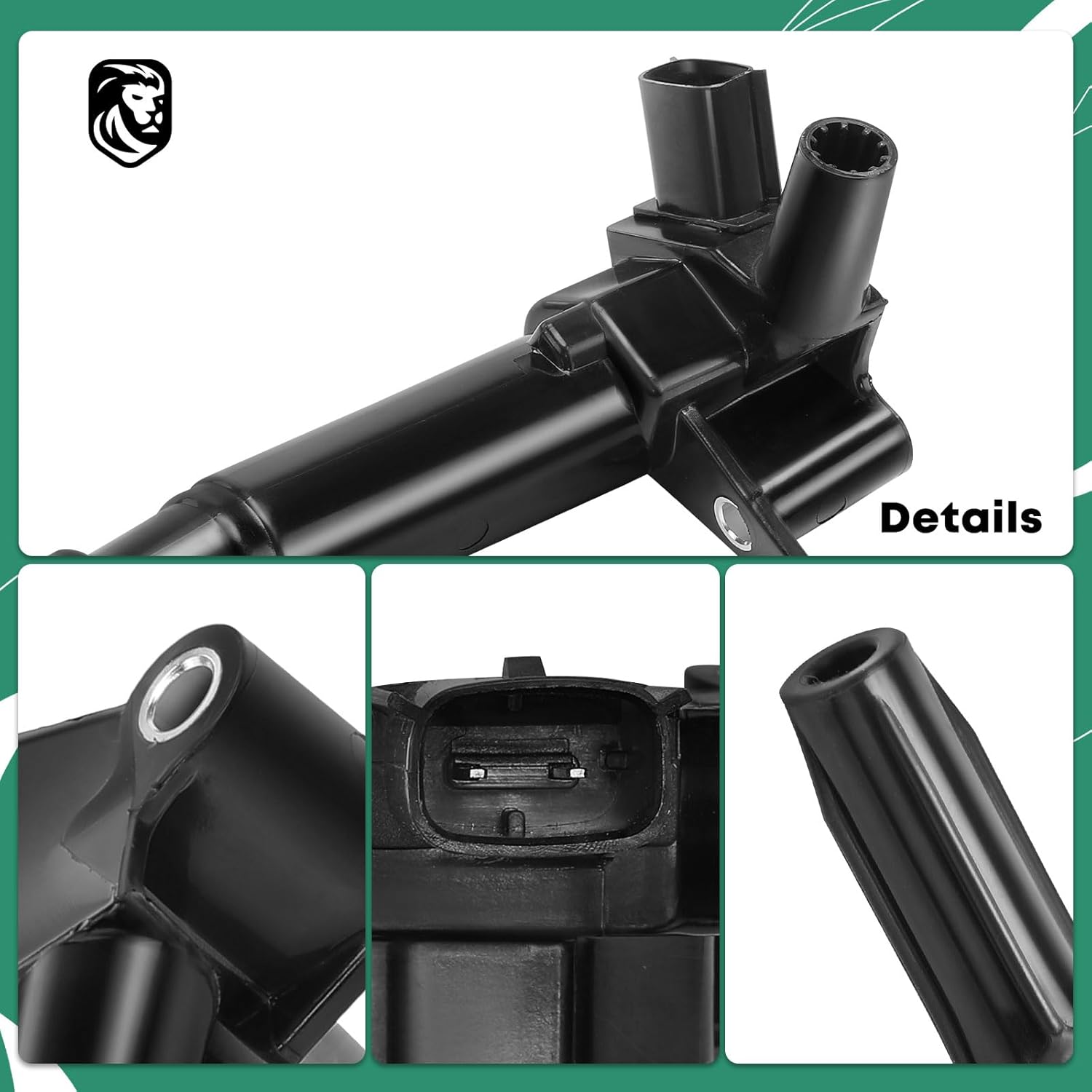 YHTAUTO Left Driver Side Ignition Coil Replacement for Ford F-150 2010-2014, F-350 F-250 Super Duty 2011-2017, E-350 E-450 Super Duty 2017 6.2L V8