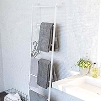 Vista 3 de YAMAZAKI Home Plate - Soporte de escalera inclinada para baño, 63 pulgadas, acero