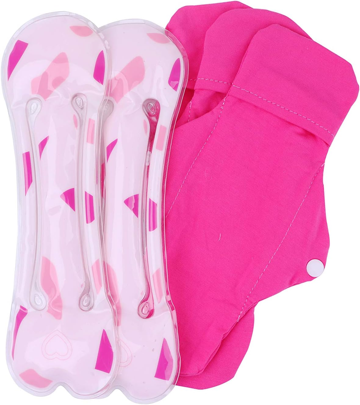 FOMI Hemorrhoid and Perineal Clay Ice Packs | 2 Reusable Packs, 3 Washable Sleeves | Pregnancy and Postpartum Cold Therapy Compress for Vaginal and Groin Pain Relief | Flexible, Freezable Wrap