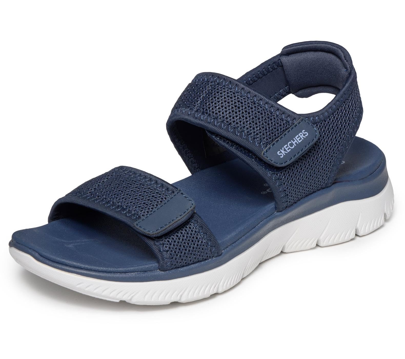 Skechers Women's Summits Sandal Cute Mark Trainers, Navy, 5.5 UK