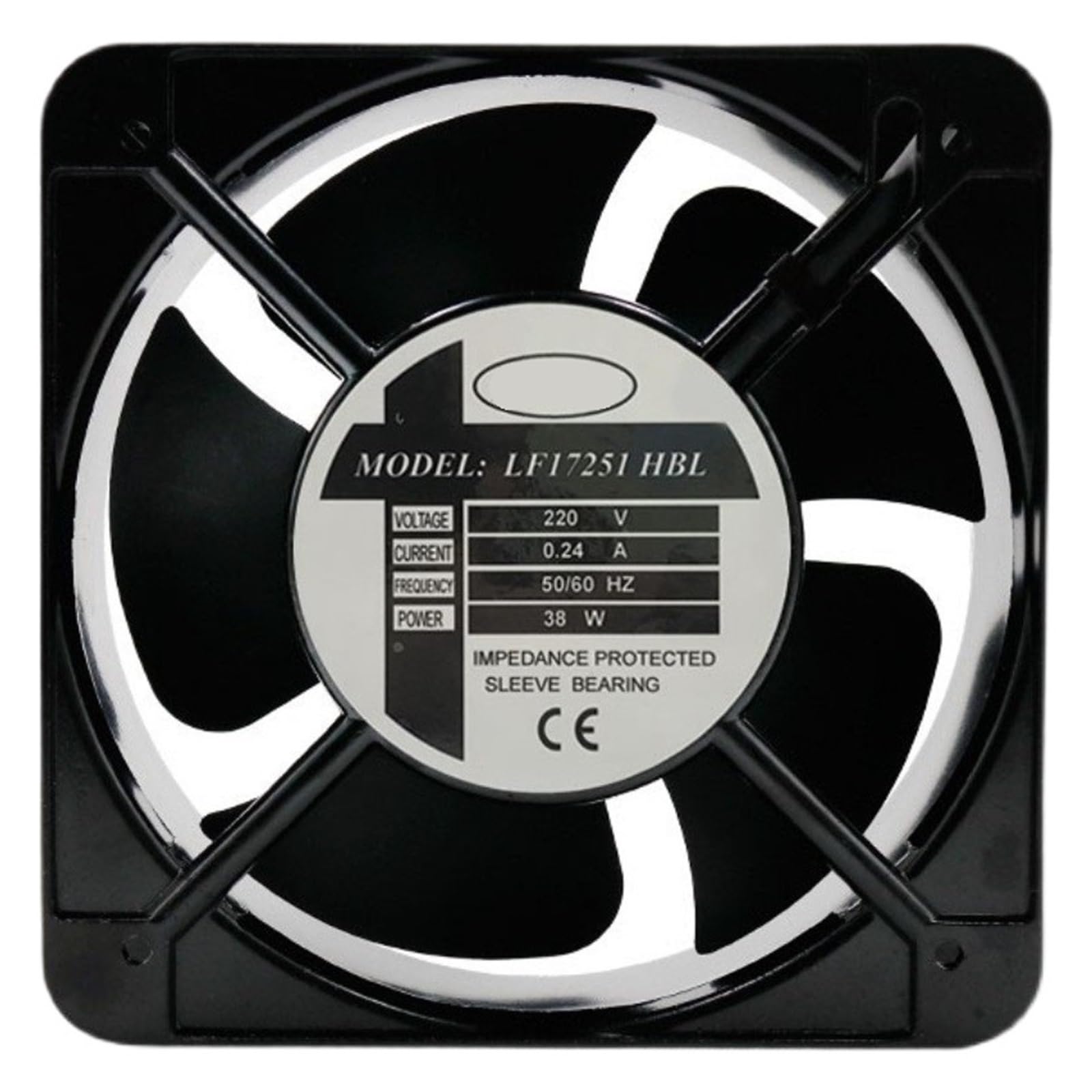 PEQYUACTE XHH17251HBL-2 AC220V 0.23A 38W 17251 172 * 51mm Cooling Fan