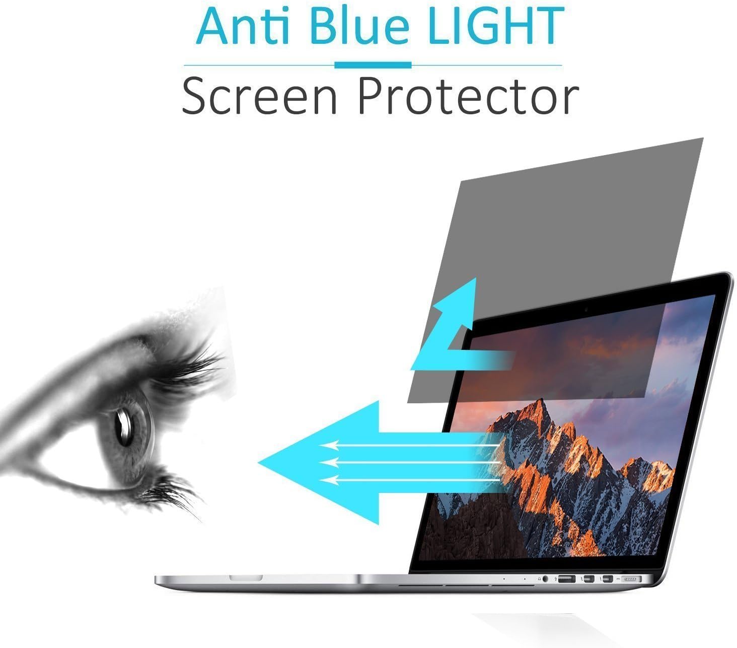 Greatest Product [Upgrade Version]Easy On/Off Ultra Slim Magnetic Privacy Screen Protectors Filter for MacBook Air 13(Model A1369 and A1466)