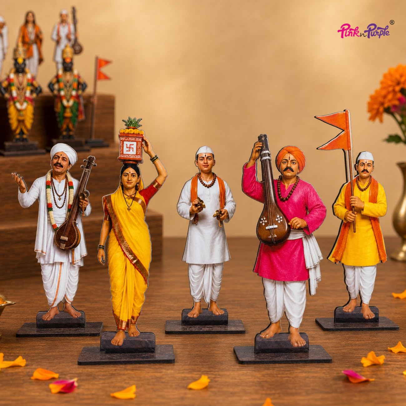 Varkari Wari Festival MDF Cutouts - Home Decor -4