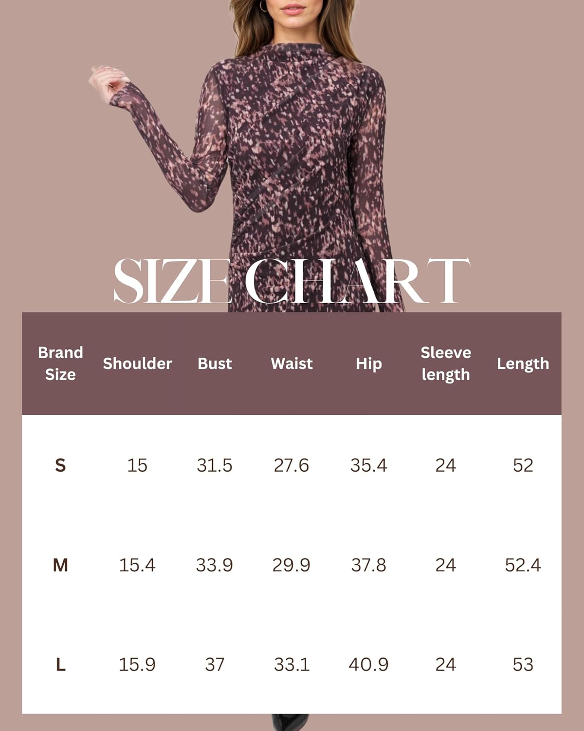 OctMoon Women’s Long Sleeve Maxi Dress Mesh High Neck Bodycon Evening Dress for Fall Cocktail Party Outfits - Image 7