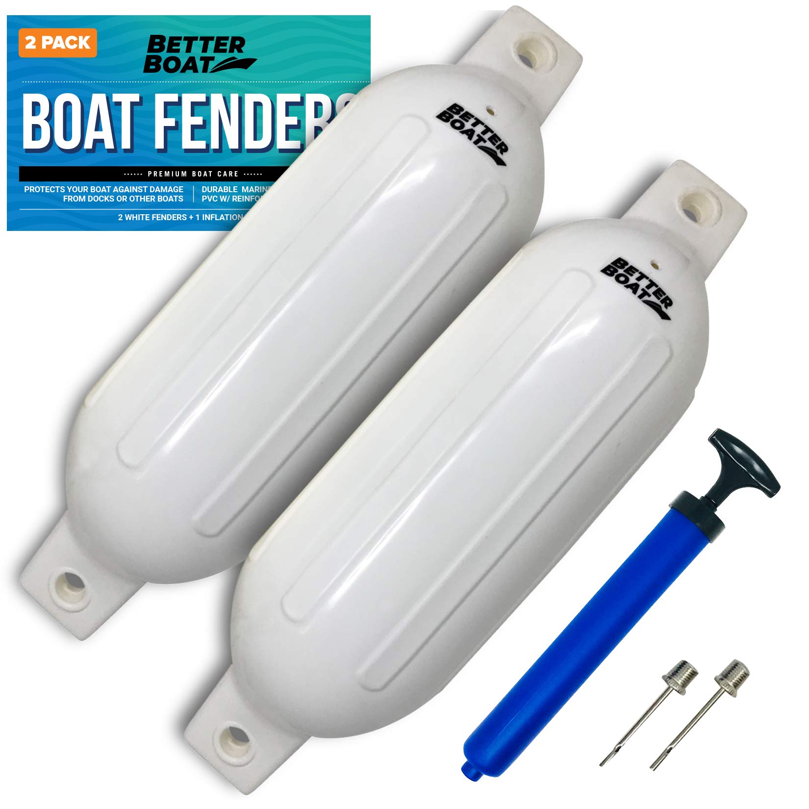 Buy 2 Pack Boat Fenders for Docking Boat Bumpers for Docking with Pump