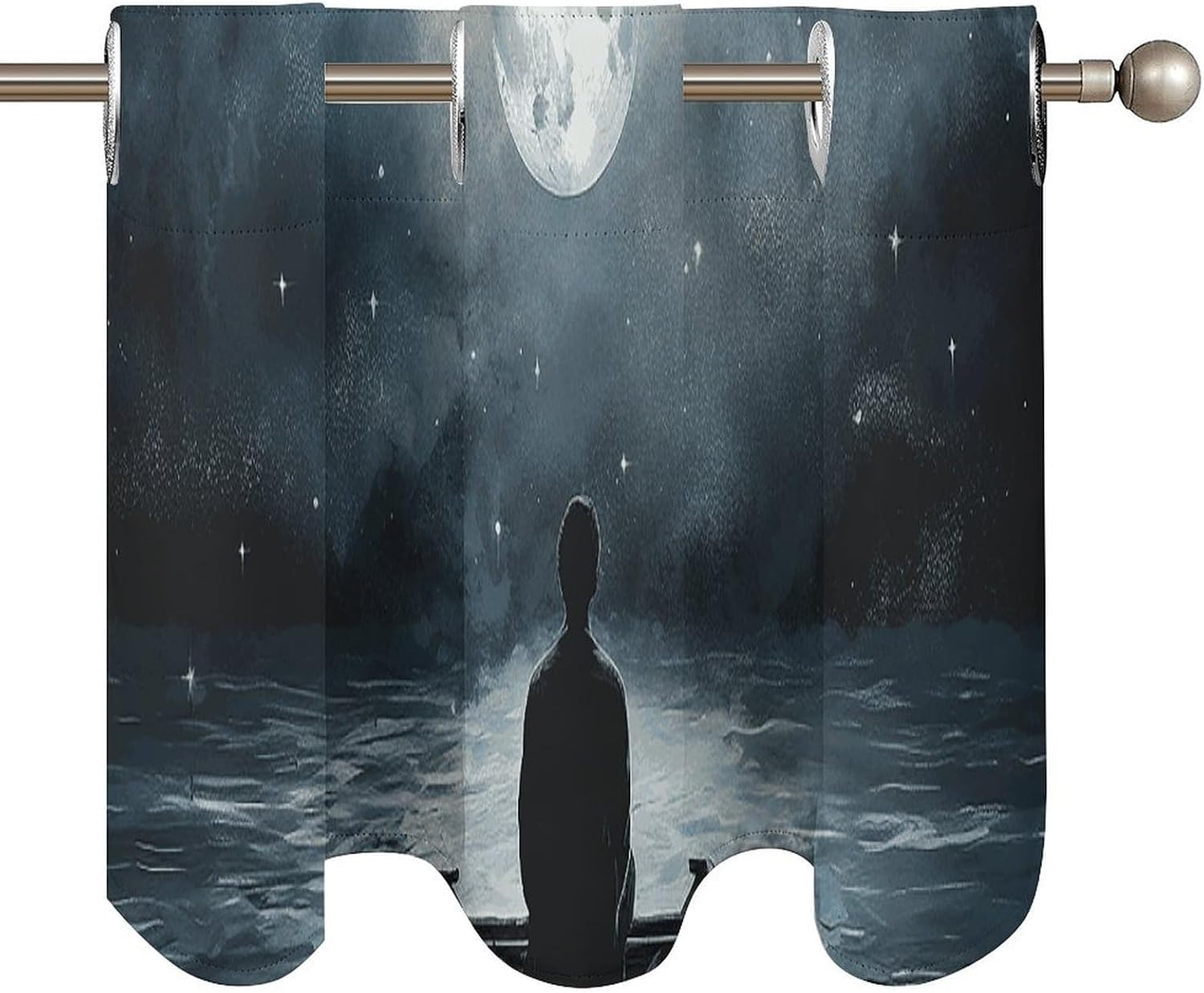 Full Moon Valance Curtain Blackout Valances image 5