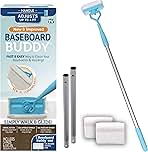Baseboard Buddy – Baseboard & Molding Cleaning Tool! Includes 1 Baseboard Buddy and 3 Reusable Cleaning Pads, As Seen on TV