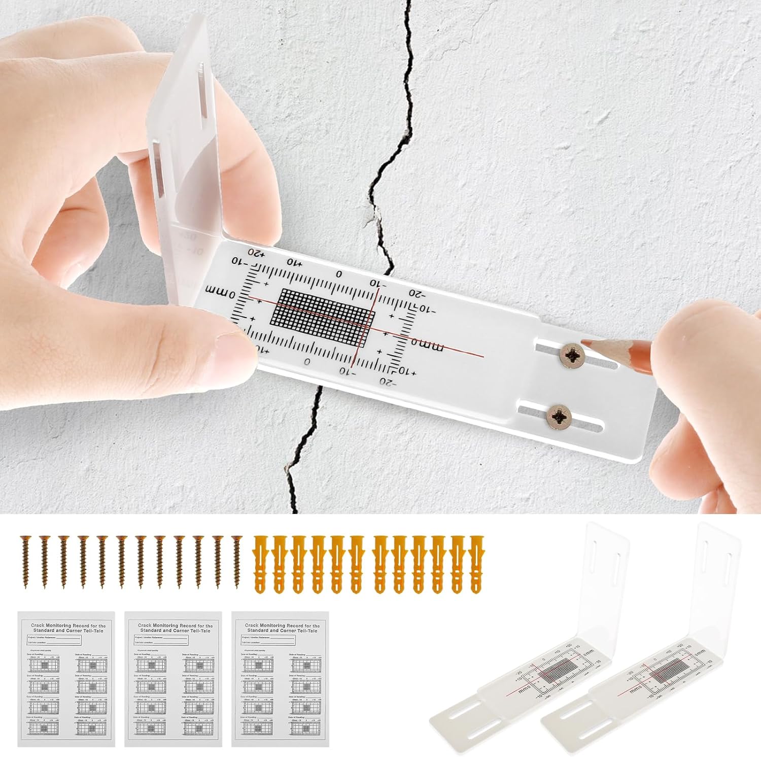 Crack Monitoring Record, Building Corner Crack Barbados | Ubuy