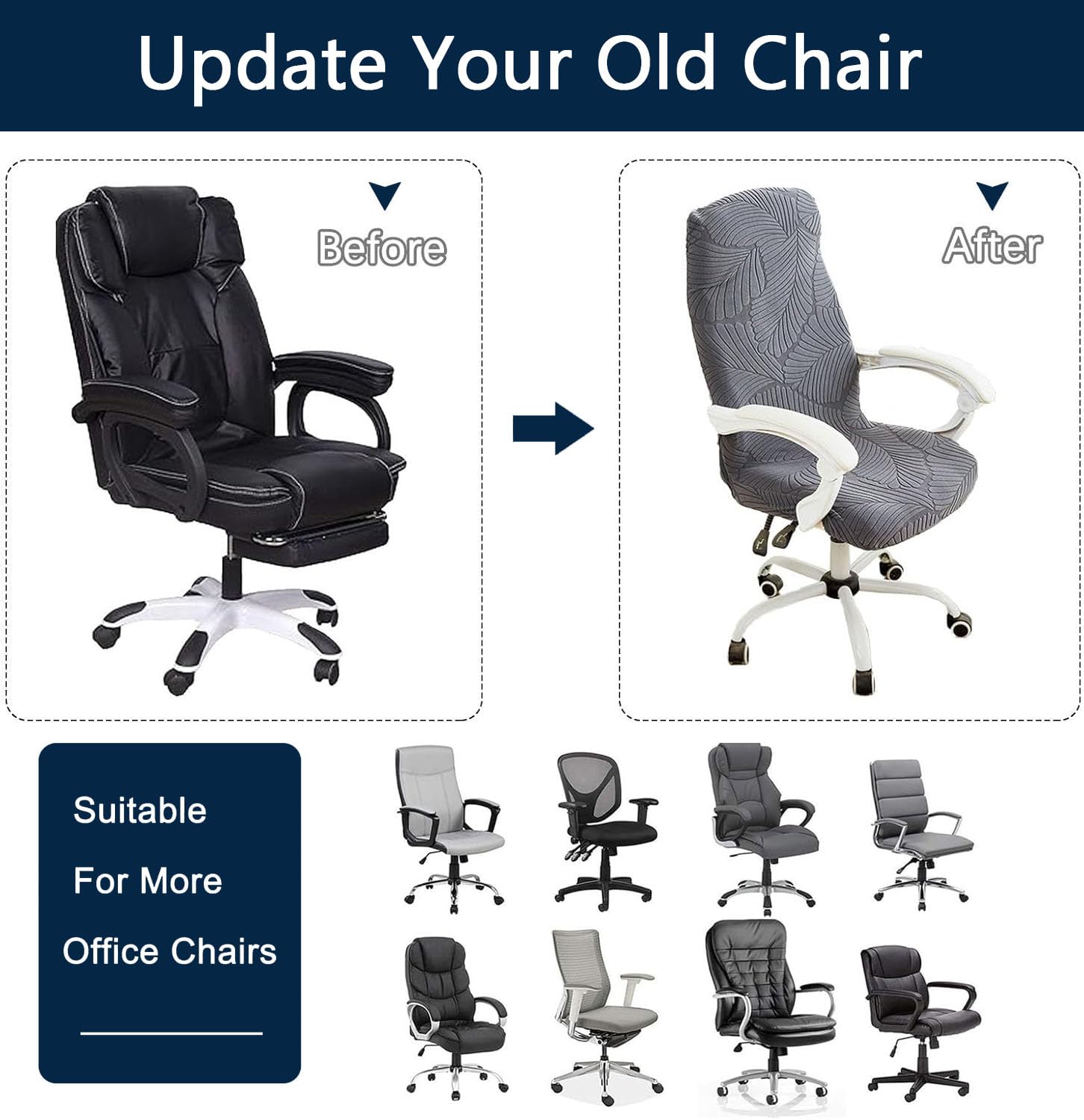 Gaming Stuhl Bezug Katzen-Proof - Stretch Bezug Mit Armlehnen