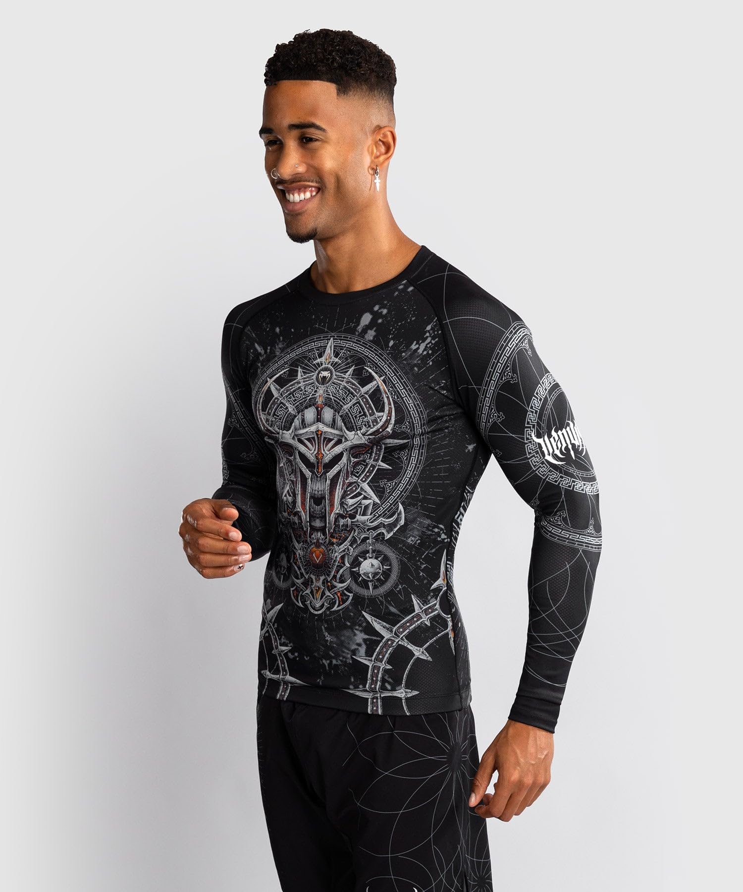 Venum Gladiator 5.0 Men's Long Sleeve Rashguard T-Shirt à Manches Longues Homme