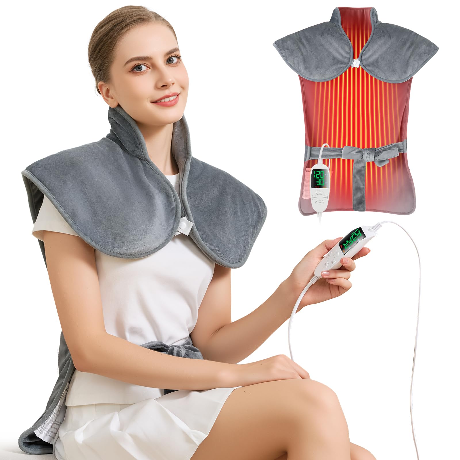 Large 25x37 Weighted Heating Pad