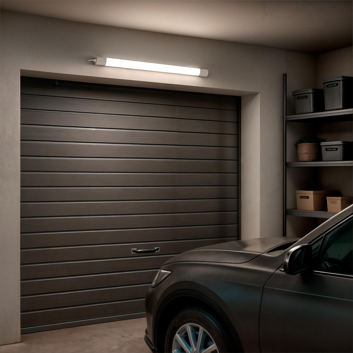 Réglette Étanche LED 120cm 36W Batten IP65 6500K Blanc froid