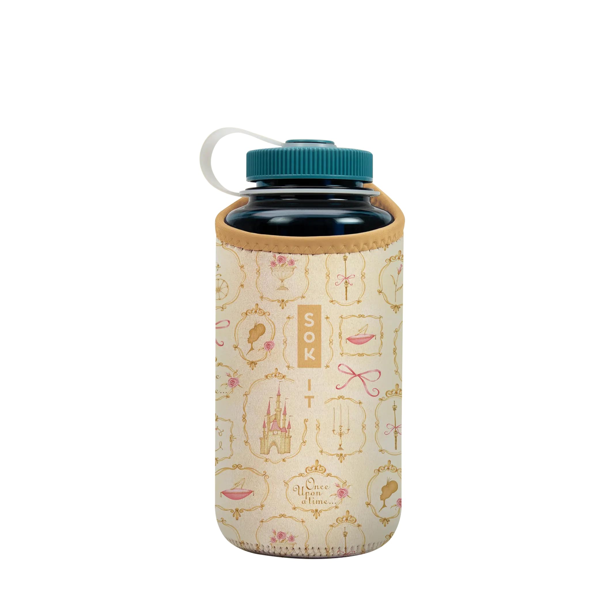 Sok It Botl Sok Water Bottle Sleeve Insulated Neoprene Cover (Happily Ever After, Fits 32oz Nalgene) — image 1