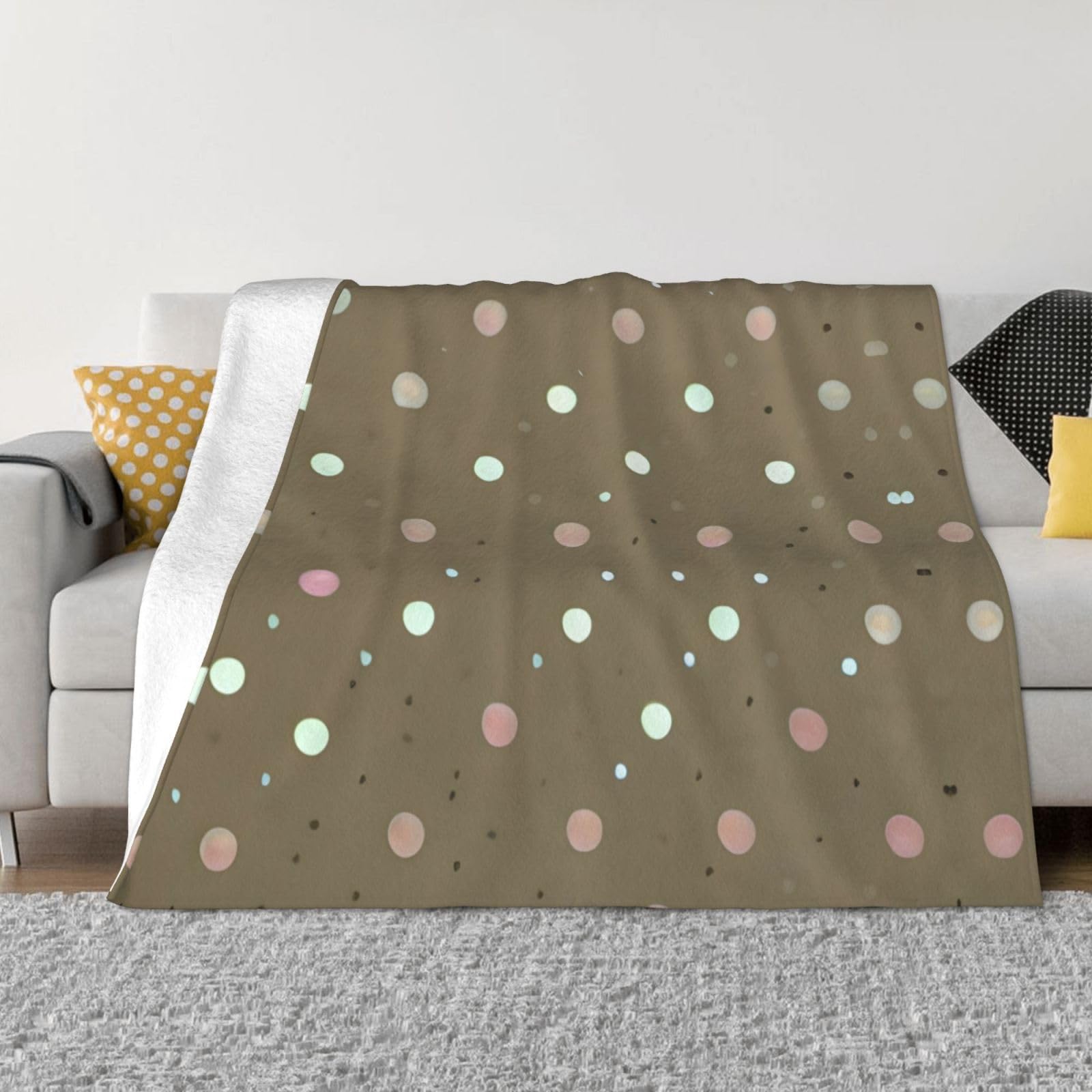 Couverture polaire lit et canapé pour cocooning hivernal et soirées fraîches