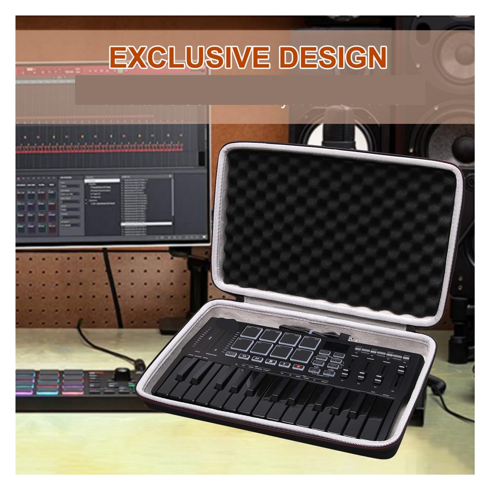 Borsa per Tastiera Custodia MIDI for custodia for controlli Borsa da trasporto Accessori for tastiera Controller for con cinghie