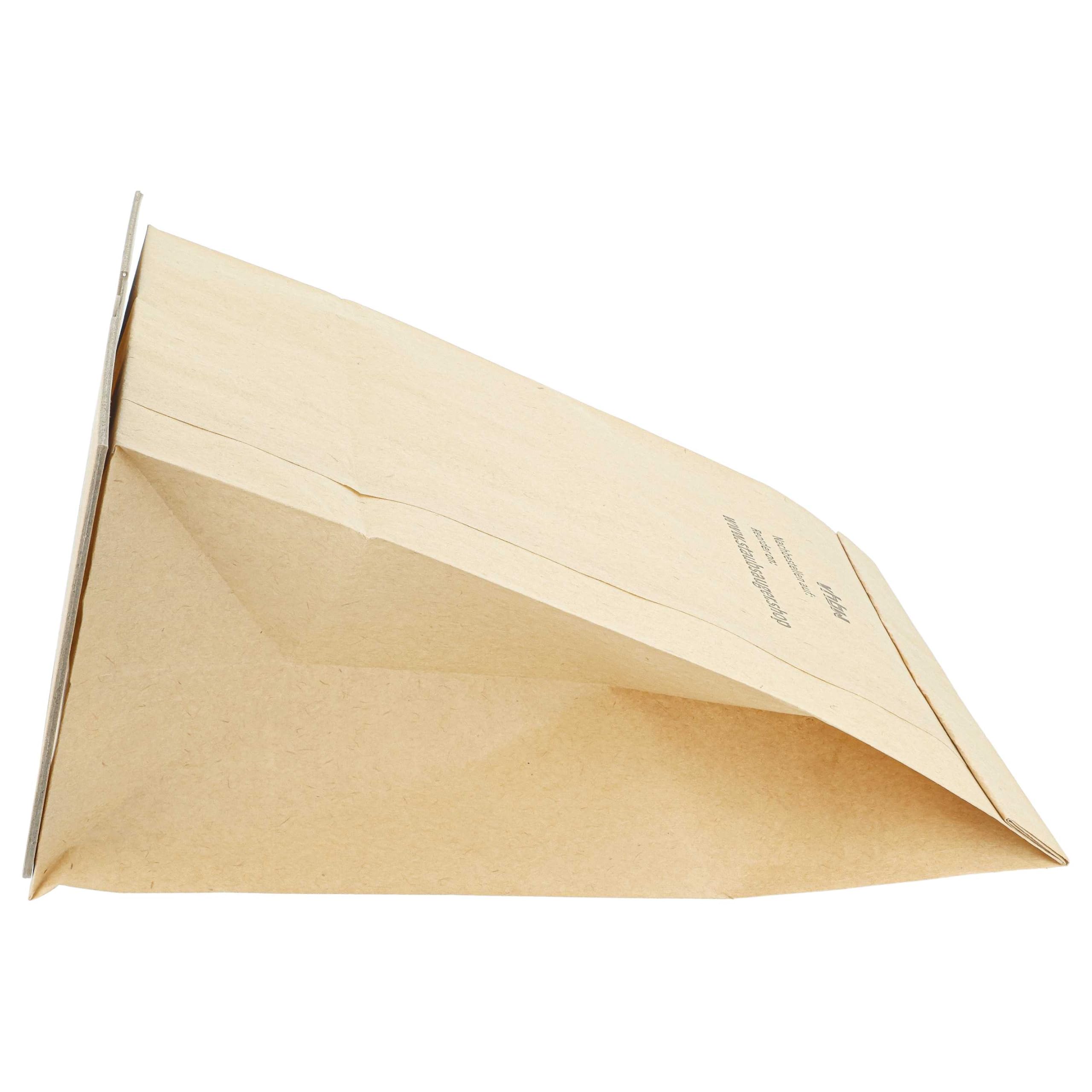 vhbw 50 x zamiennik worka do odkurzacza Filterclean V 250 do odkurzacza - papier, 23 cm x 22,5 cm, piaskowy