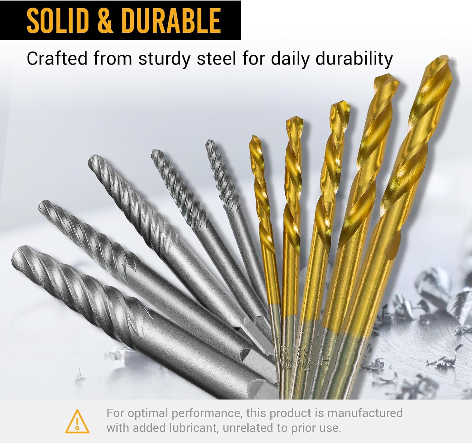 EWK 10 Pcs Screw Extractor Set with HSS Left-Hand Drill Bit, CR-MO Spiral Screw Removal Tool for Stripped, Broken, Damage Rust Screws