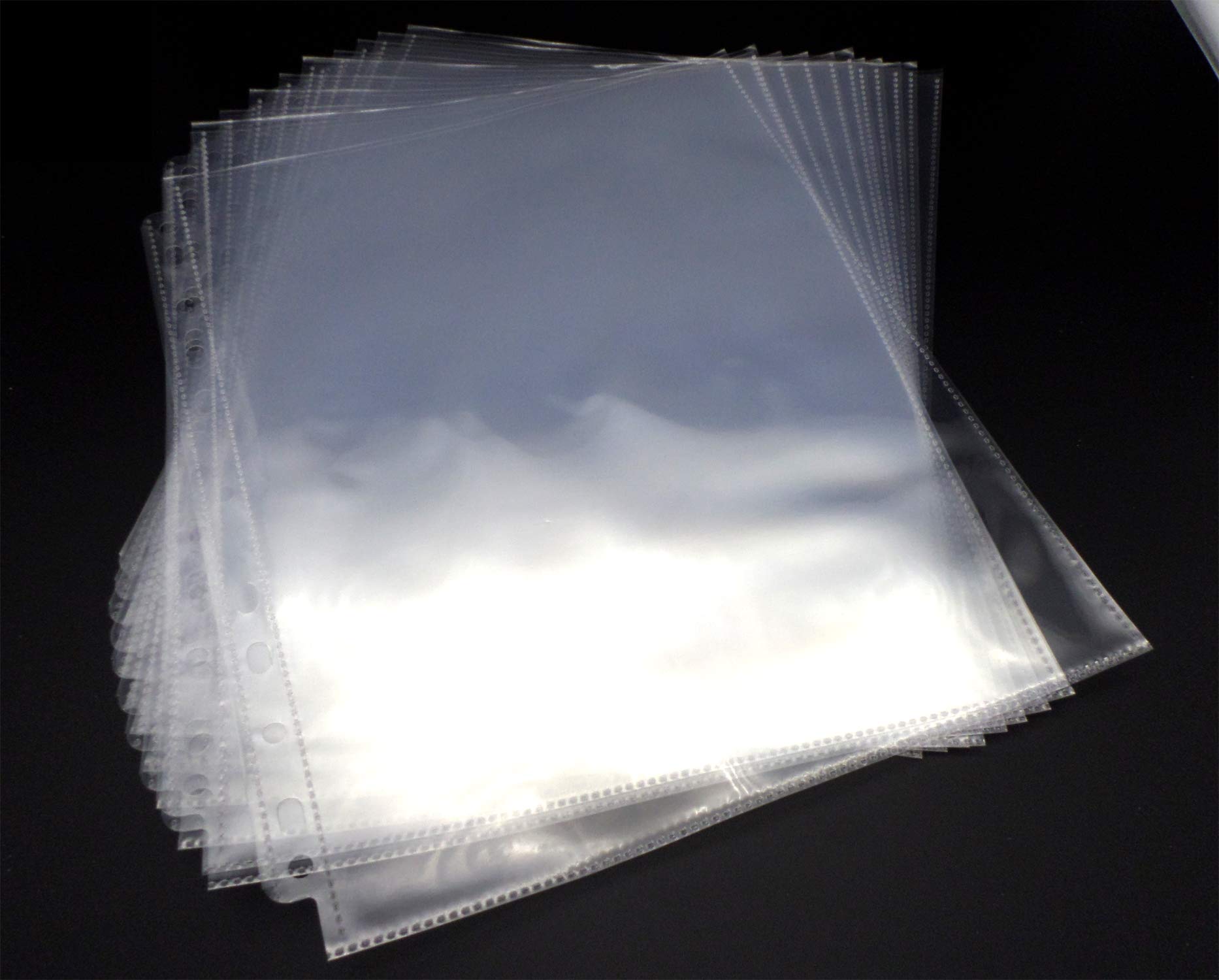 Docsmagic.de 10 1-Pocket Album Pages 8.5" x 11" - Photo Magazine - 219 x 285 mm - 11-Hole