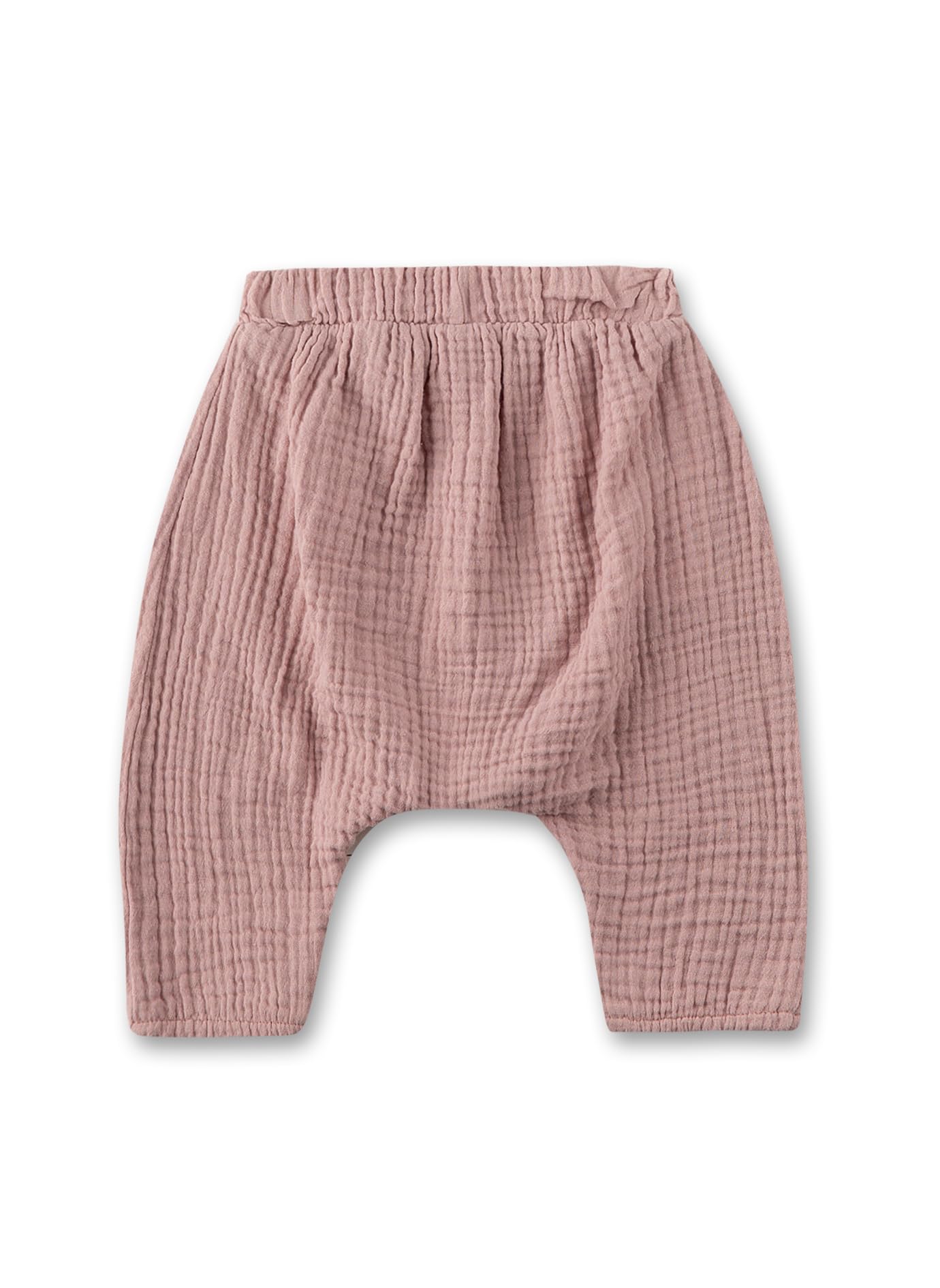 Sanetta Newborn Pantalones Rosa de Muselina | Pantalones de Muselina prácticos y cómodos de algodón orgánico para niñas. Ropa de bebé, Rosa., 62