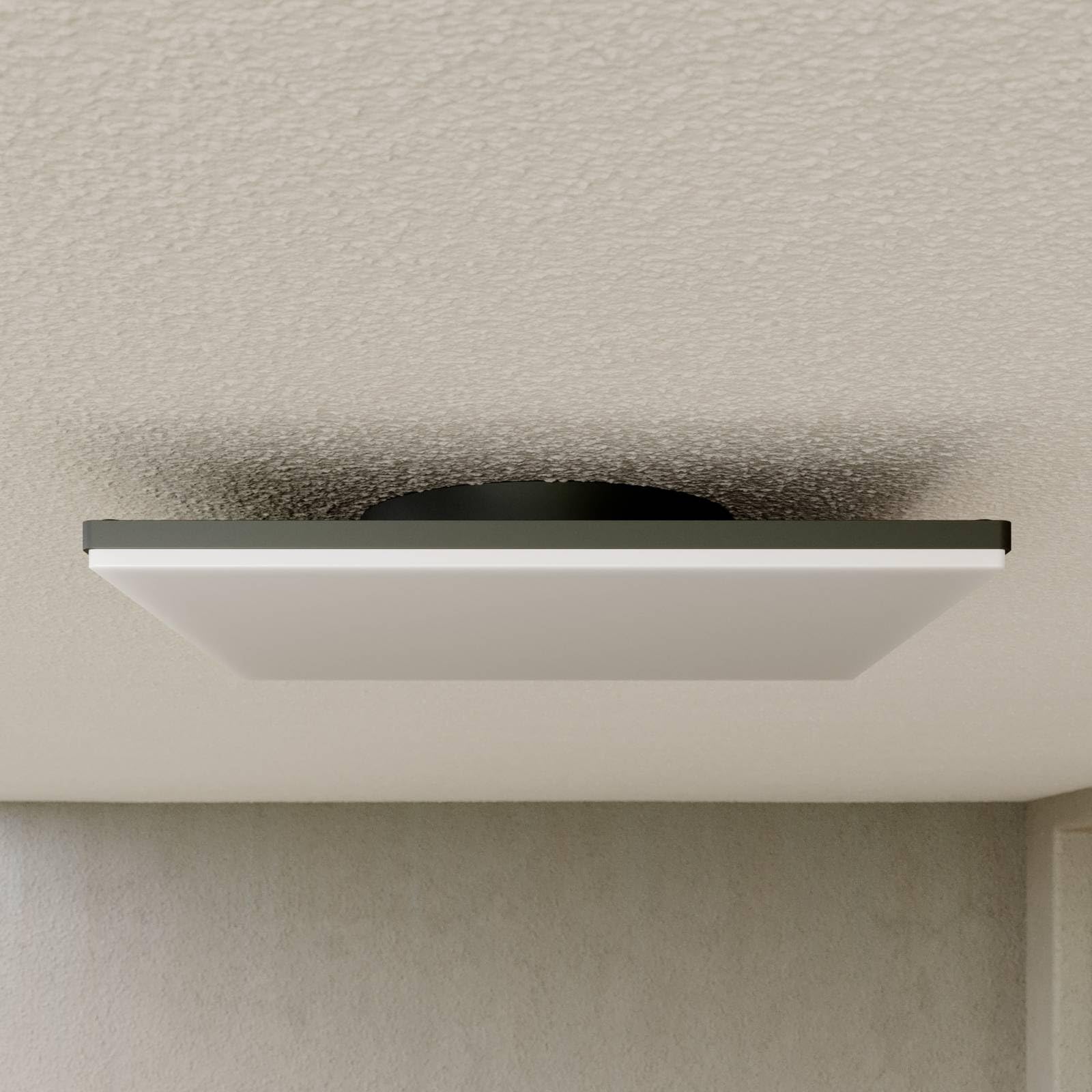 LED Plafonnier extérieur Henni (Moderne) en Gris (1 lampe,à), Luminaire d’extérieur pour le jardin la terrasse balcon & maison plafonnier