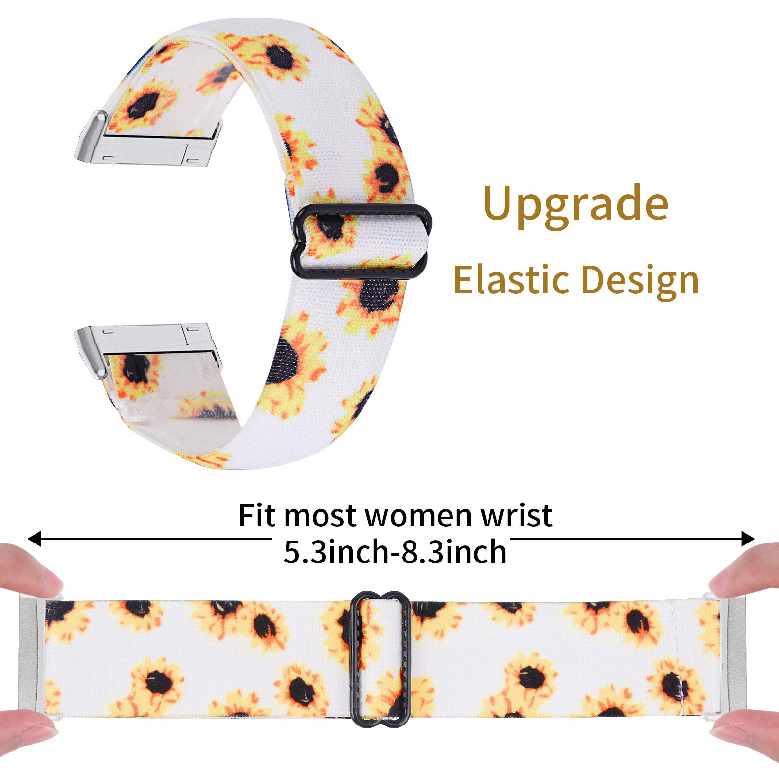 TriStraps Nylon Watch Band Compatible with Fitbit Versa 3 / Sense Bands - Image 3