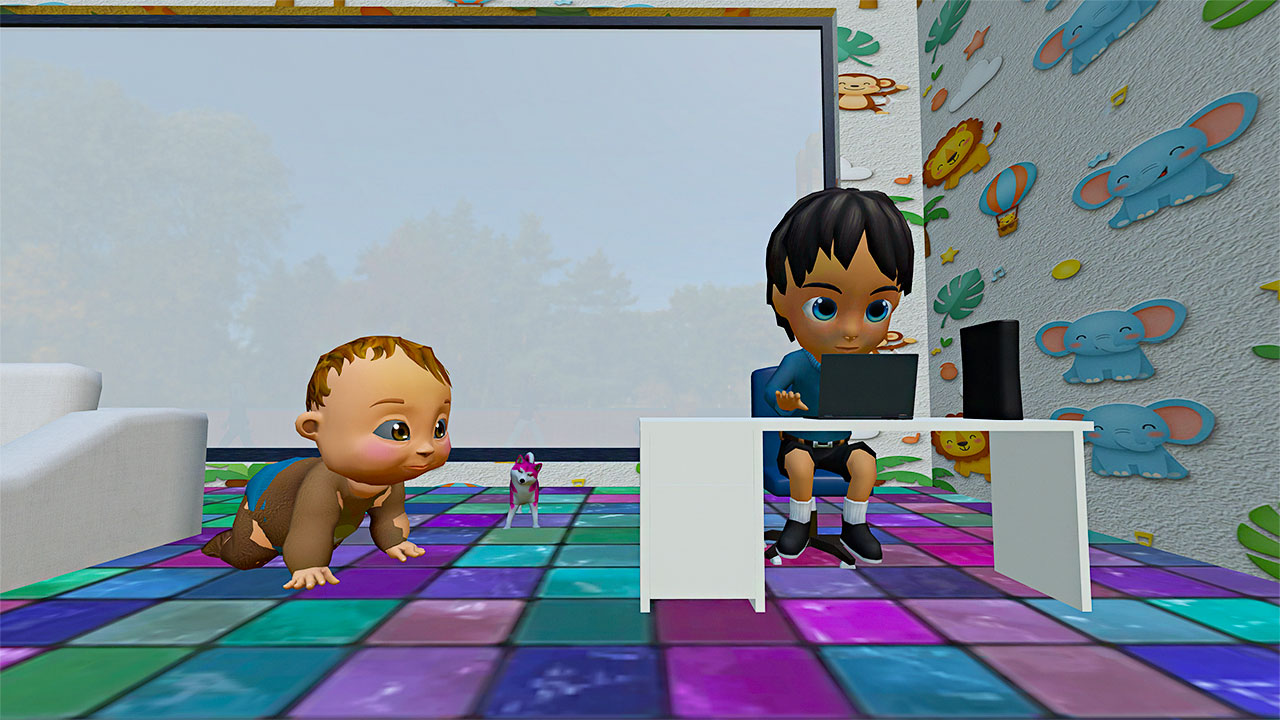 Naughty Twins Baby Simulator – Virtual Family Fun and Puppy Adventure ...