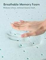 Vista 6 de BABELIO - Colchón de espuma viscoelástica para cuna de bebé y niño pequeño de doble cara tamaño estándar, con funda impermeable extraíble