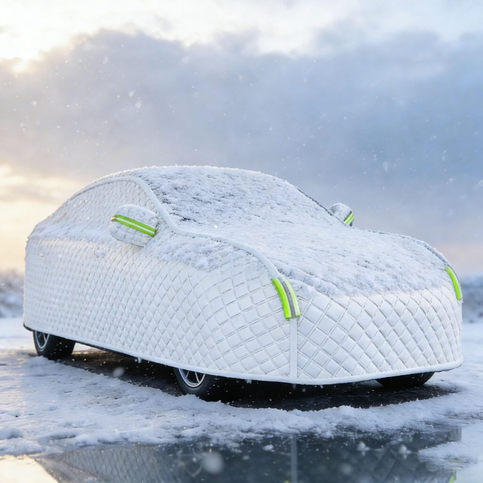 Telo Copriauto Antigrandine per Mercedes SLK R170,Telo Macchina Copriauto da Esterni Inverno,Impermeabile Anti UV Resistente Alla Neve e Antigraffio