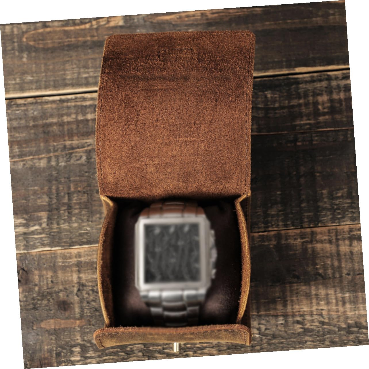IMIKEYA Estuche para Relojes Estuche de Viaje Enrollable para Relojes de Pulsera Organizador de Almacenamiento Caja de Exhibición para Hombre Uso Viajes