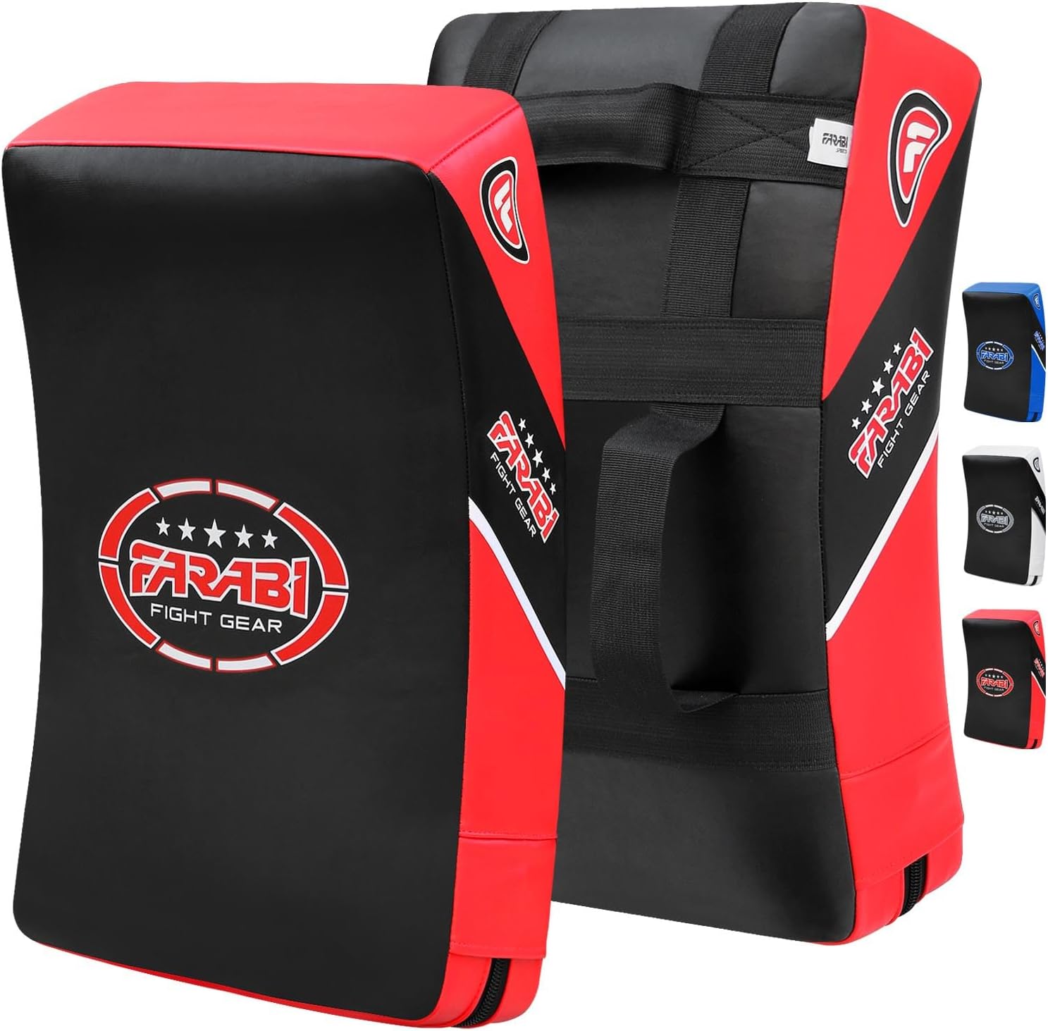 Farabi Sports Kick Shield 20.5 inches Large Curved Muay Thai Kicking Shield Strike Pad MMA Punching Foot Target Boxing Training Kick Pad Martial Arts Karate Taekwondo Kick Pad X 1 Unit