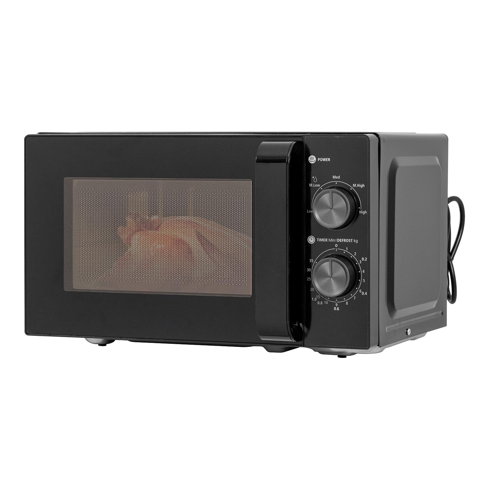 Smad 20L Solo Microwave Oven, 700W Compact Manual Microwave