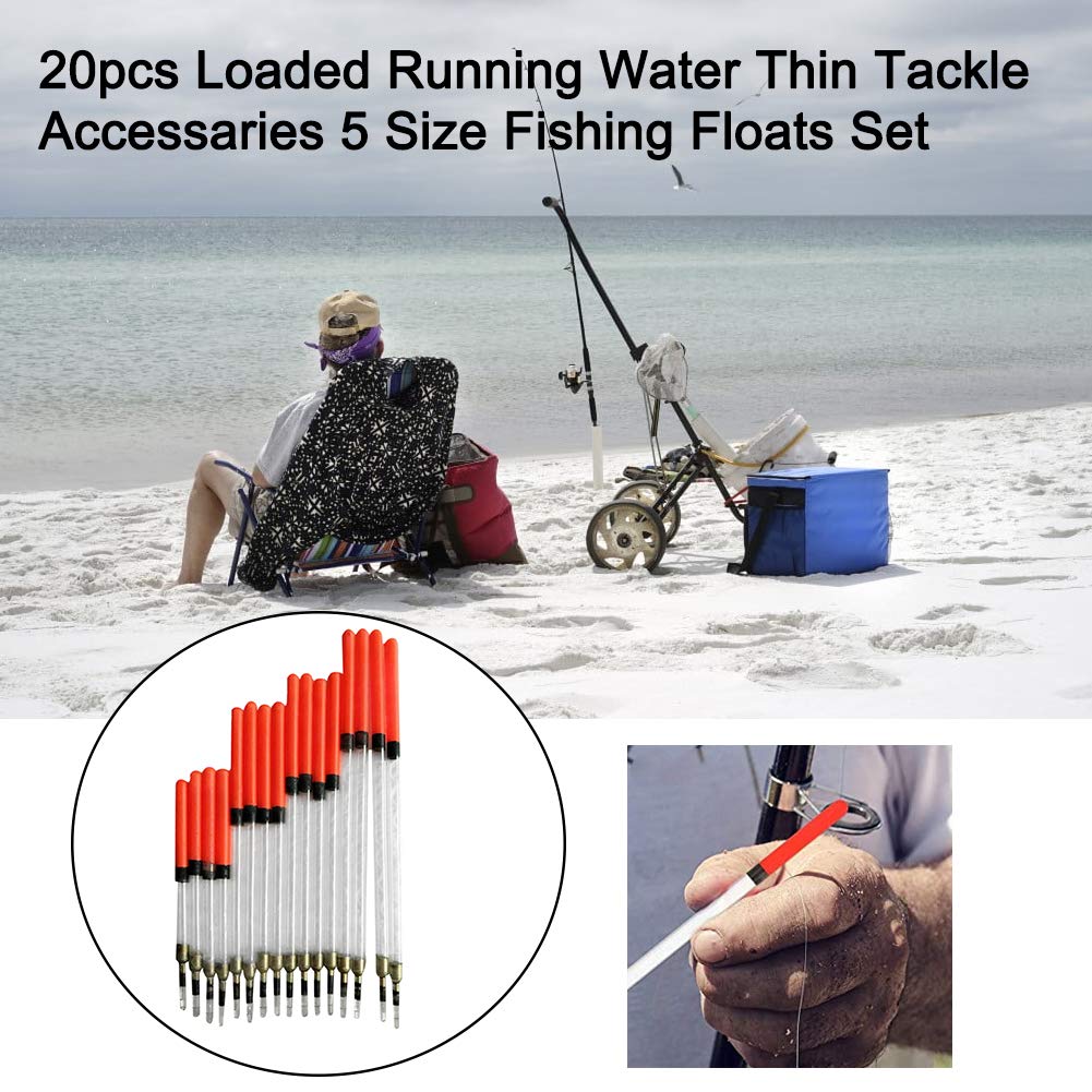 Lot De 3 Flotteurs De Pêche Waggler – Composite Nano, Pointes Fluo, Pour Carpe Et Poissons Blancs