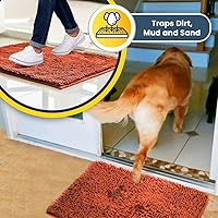 Vista 120 de Muddy Mat Tapete súper absorbente para interiores, de microfibra de secado rápido, antideslizante, para puerta principal, lavable a máquina