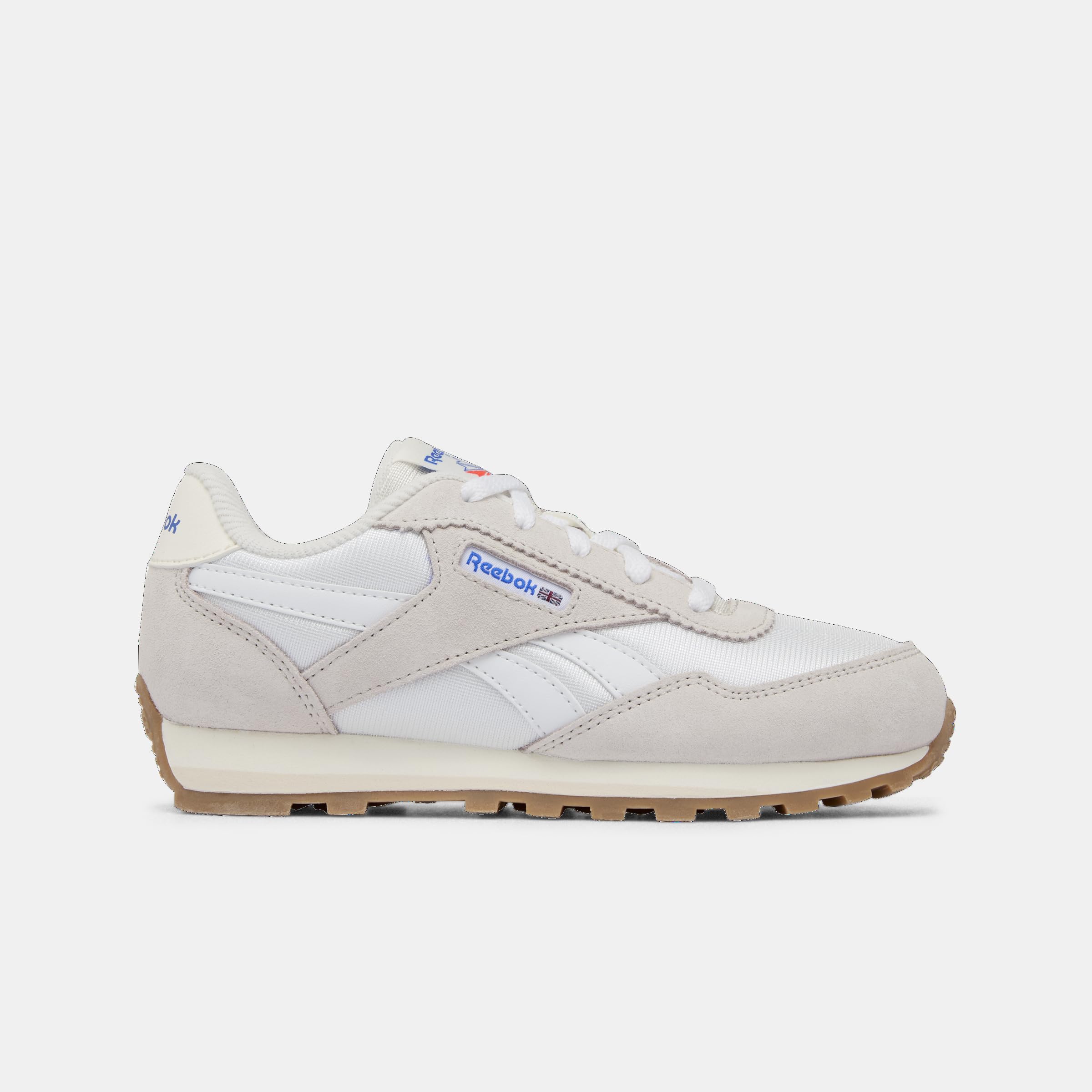 Reebok Classic AZ Trainers, White/Luxe Grey/Chalk, 31 EU, White Luxe Grey Chalk, 12.5 UK Child