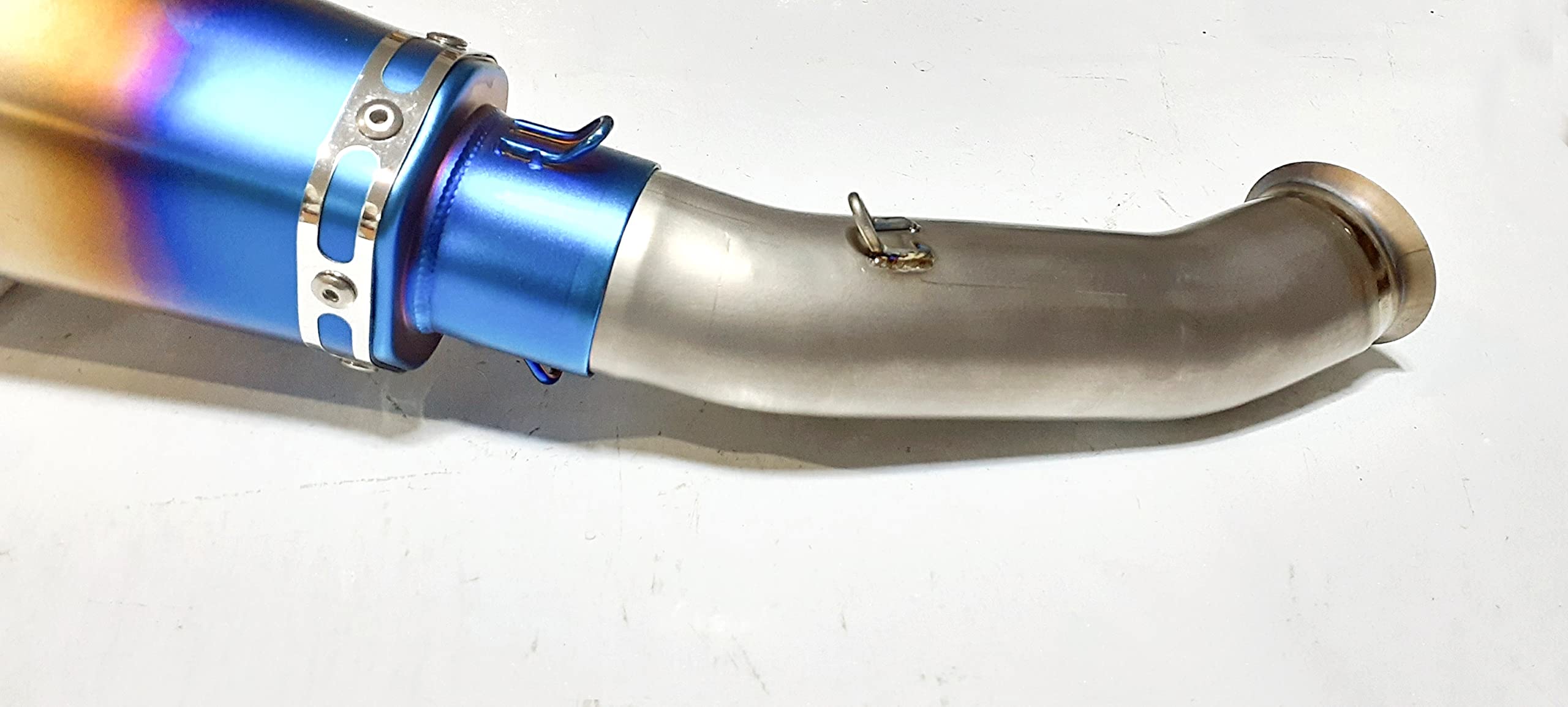 390DUKE チタンエキパイ