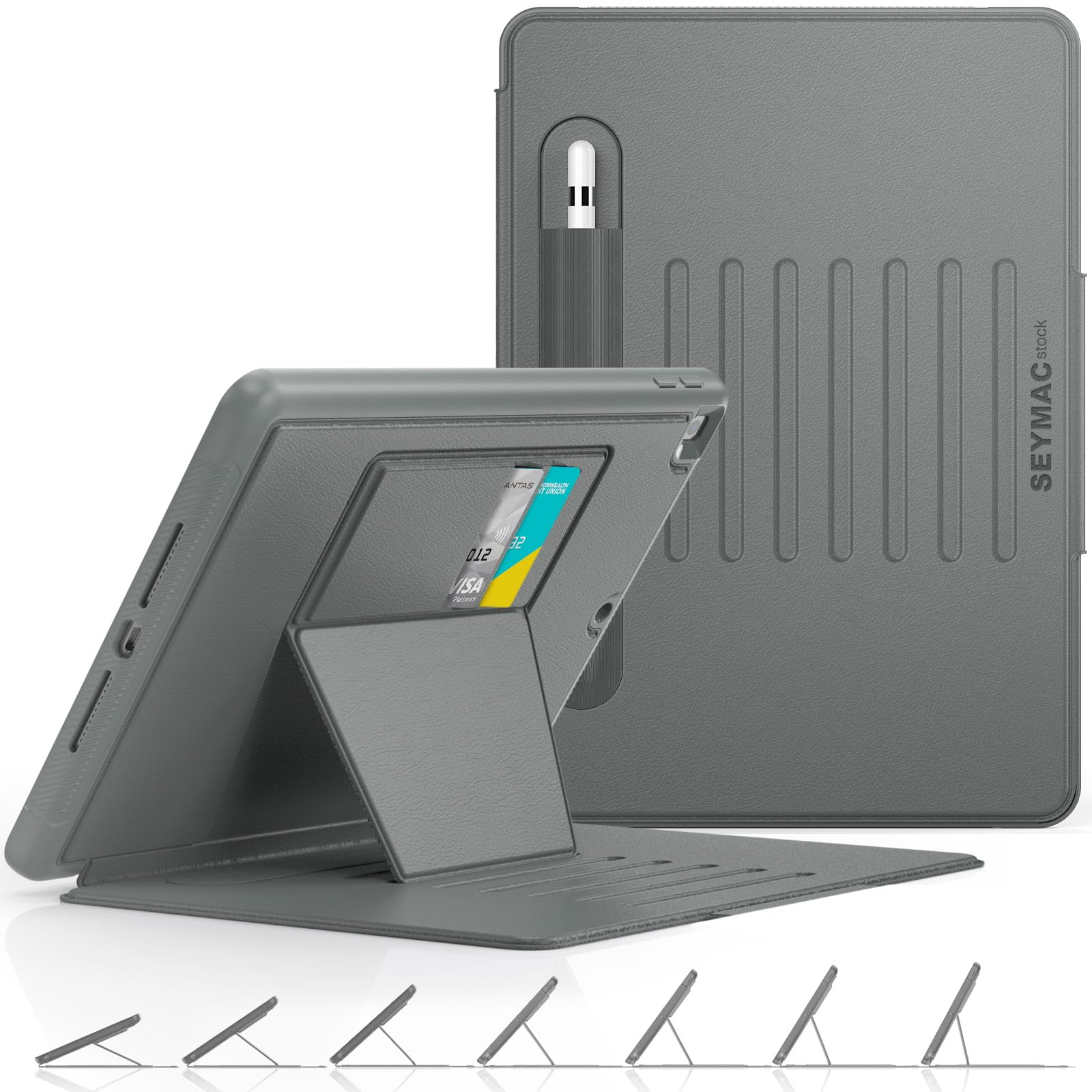 SEYMAC stock Case for iPad 9th/8th/7th Generation 10.2''