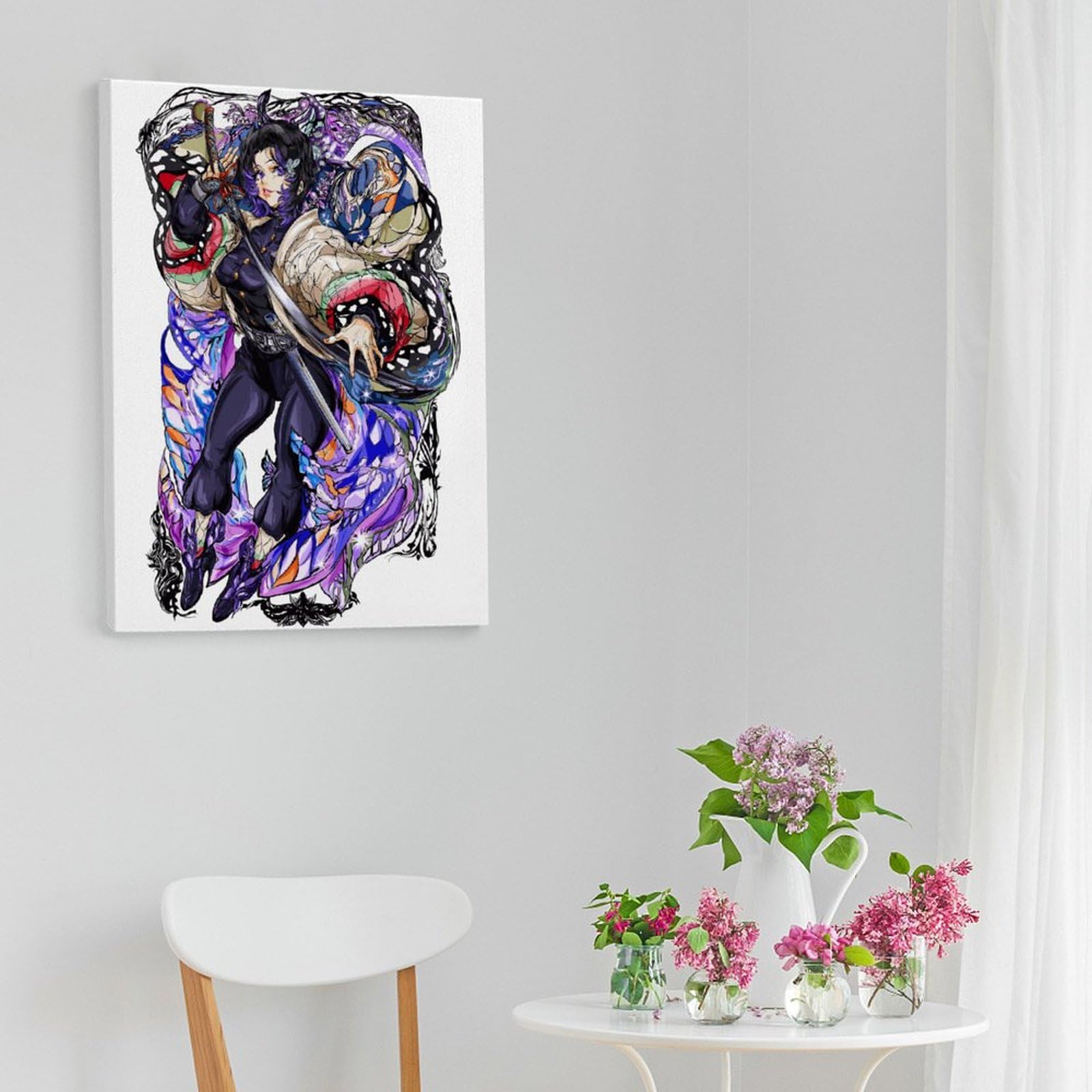Amazon.co.jp: アートパネル 鬼滅の刃 虫柱 胡蝶 しのぶ 装飾画