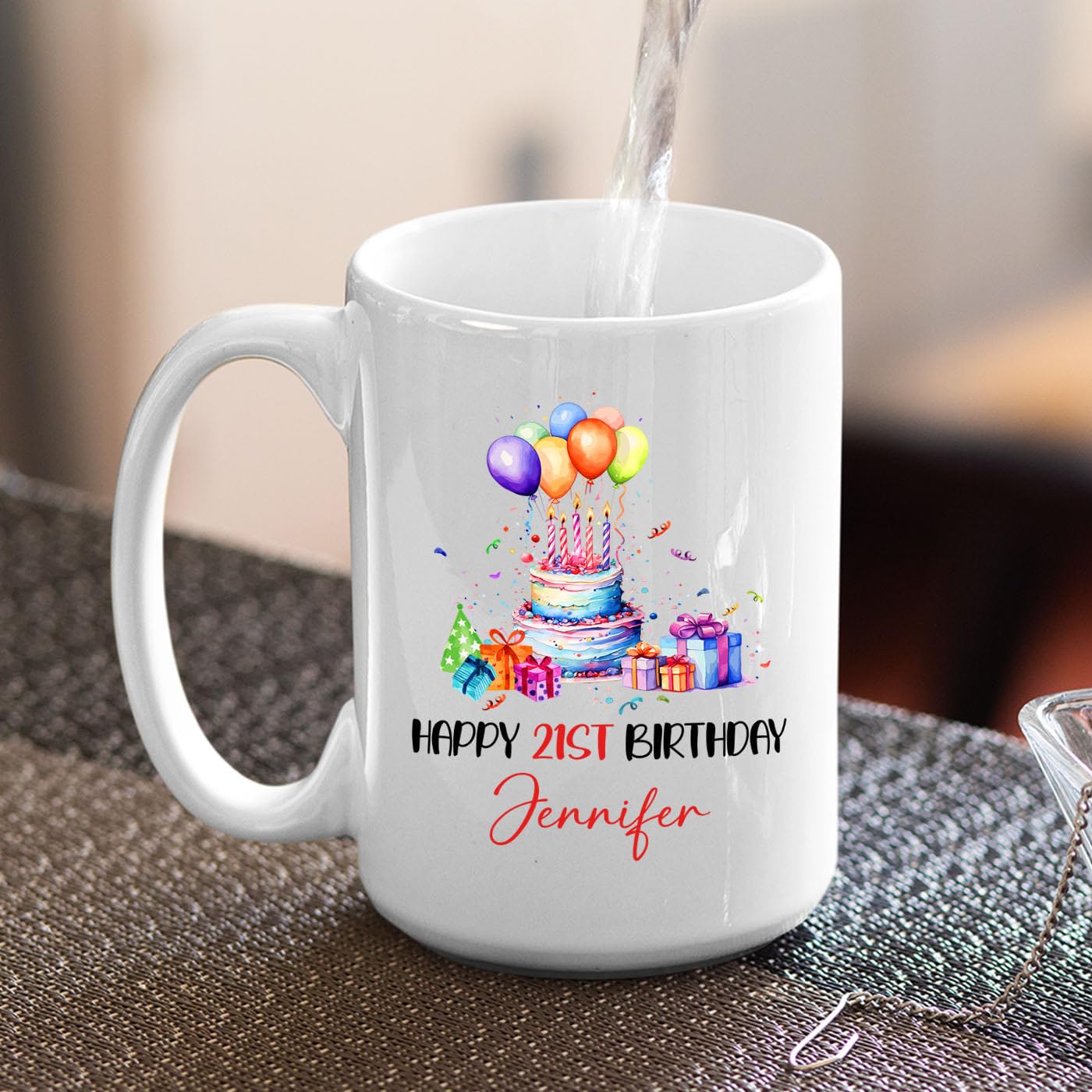 Amazon.com: Happy 21st Birthday White Mug, Personalized Birthday Coffee Mug,  Birthday White Mug Gifts For Best Friends, Custom Name Birthday Coffee Cup,  Happy Birthday Coffee Teacup, Birthday Cups 11 Oz 15 Oz :