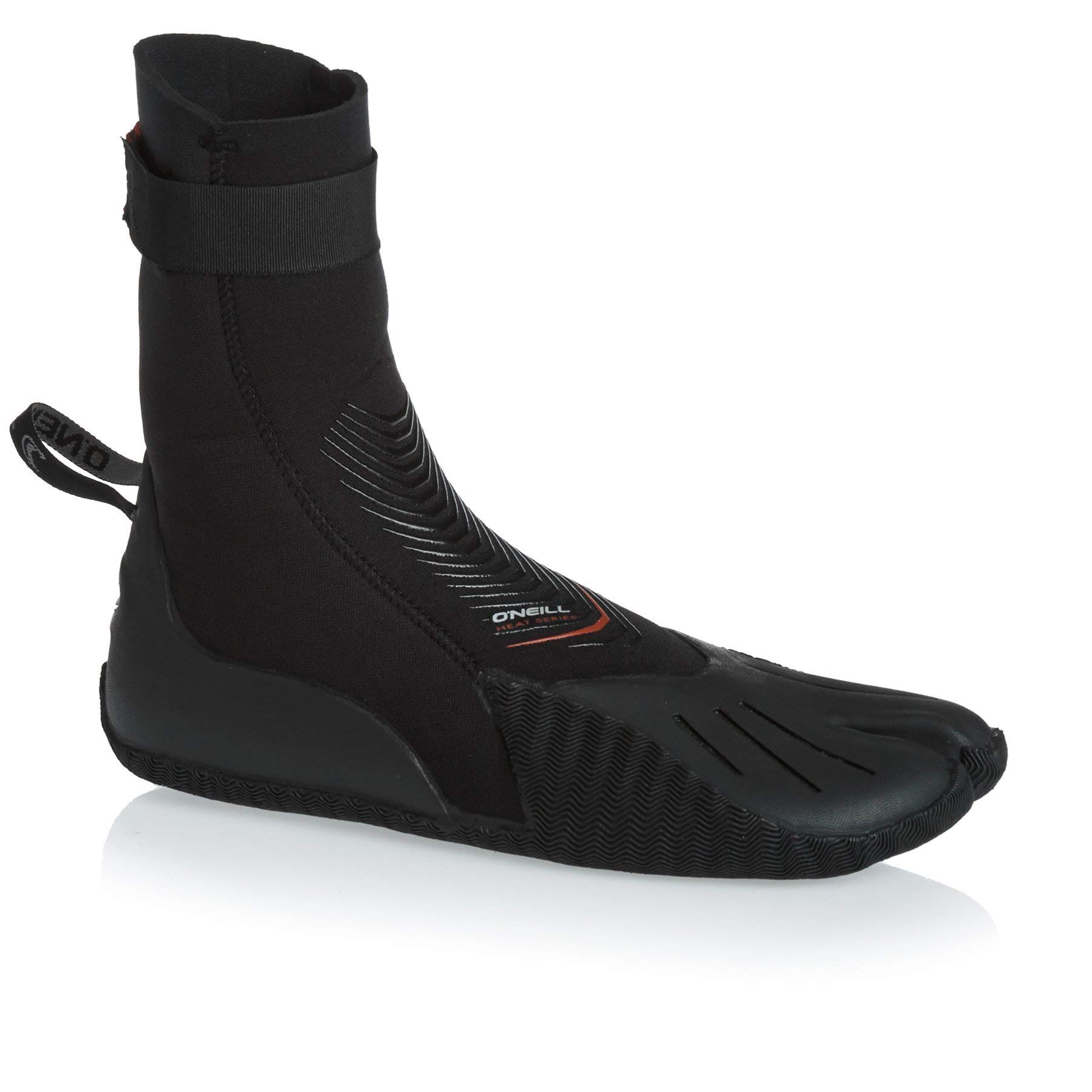 Oneill Heat 3mm Split Toe Boot Boots Boot Black - Unisex - Botín Anti-Enjuague. 3 mm. Enjuague Solo con Agua fría