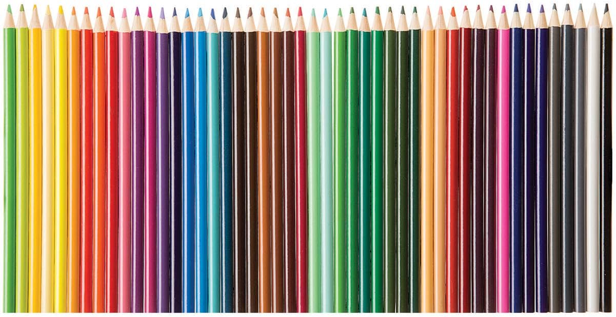 Darice 48 Piece, Sharpened Colored Pencil Set, Assorted