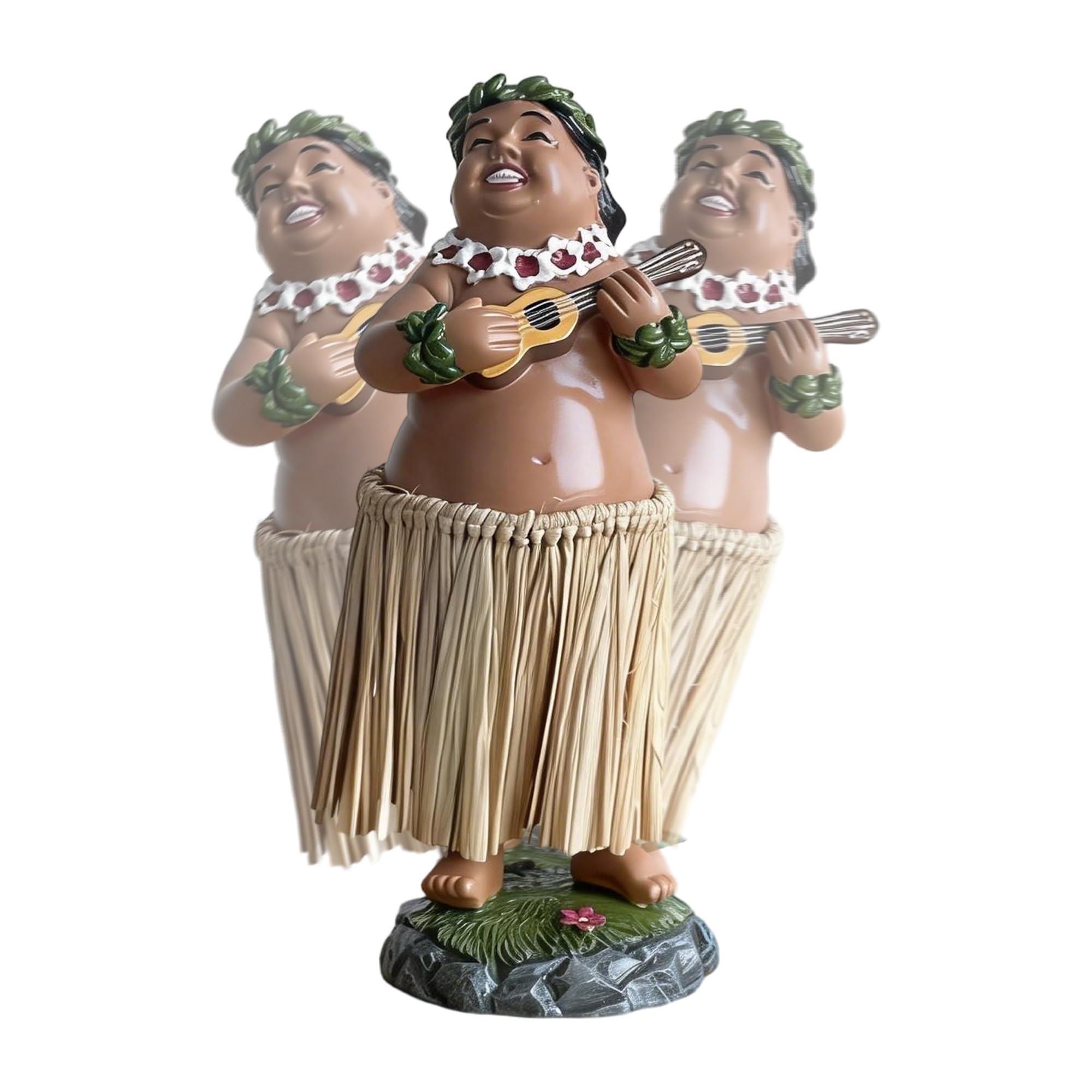 Bambolina Hawaiana per Cruscotto Ballerina Auto Hawaii Hula Girl Posing Vivido Realistico Colore naturale