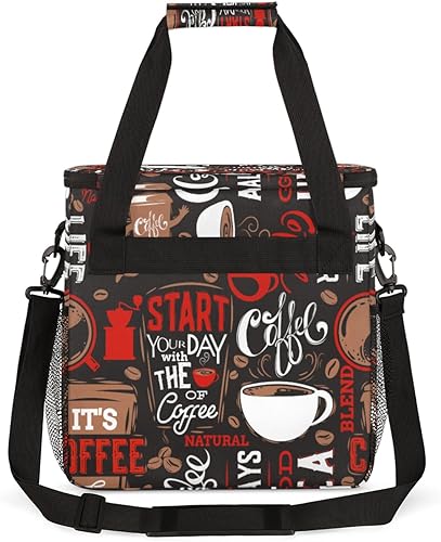 Miniatura 5 de Keurig K-Mini Plus - Estuche portátil para cafetera de una sola porción con bolsillos para cápsulas K-Cup, bolsa de almacenamiento de viaje marrón y