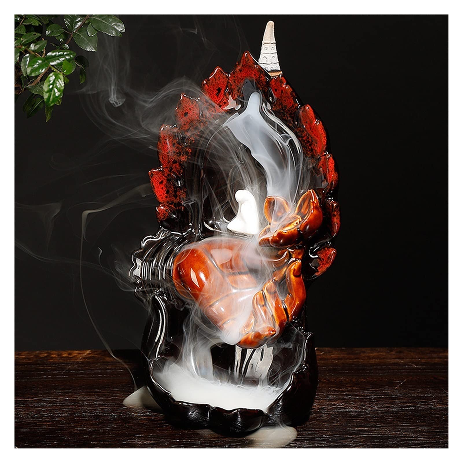 Palniki kadzidełkowe ręcznie wykonane Zen ceramiczny piec kadzidełkowy fantazyjna dekoracja feng shui ozdoba kadzidełka stożek wędzony piec siedzisko kadzidełka palnik