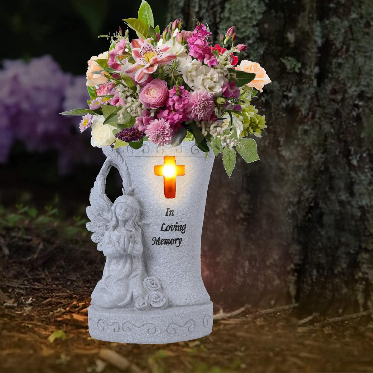 Memorial Gifts for Cemetery Garden Angel Statue with