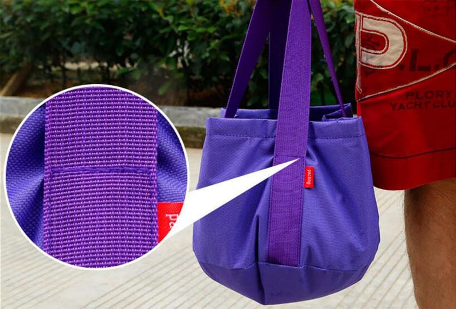 GZQ 15L Durable Leak-proof Foldable Camp Sink Picnic Vegetables Basin Travel Footbath Foot Soak Basin Washbasin Fishing Bucket with Carrying Pouch (Purple)